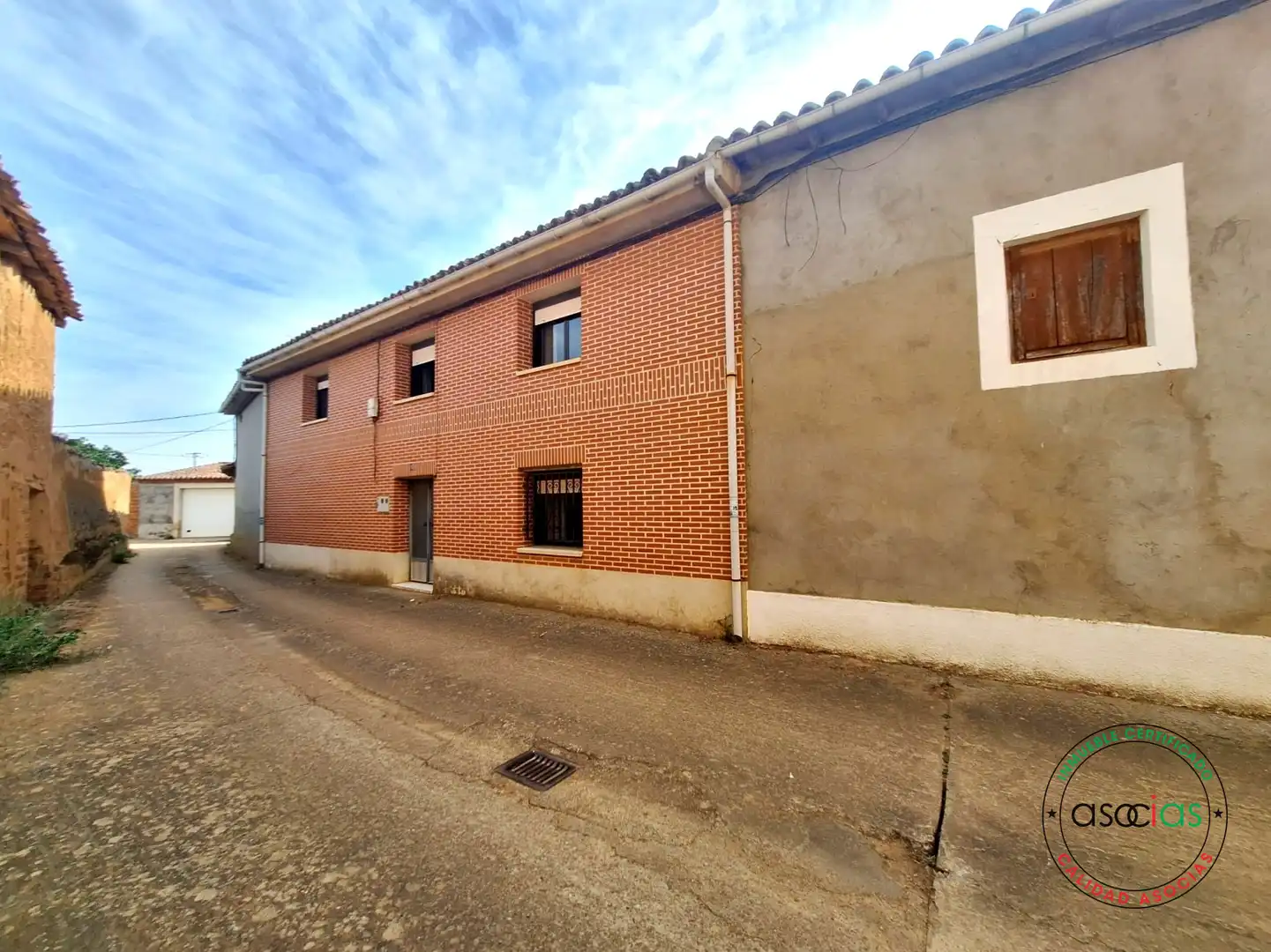 Vista exterior de Casa adosada en venta en Sahagún con Jardín privado