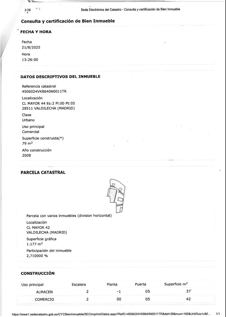 Exterior view of Premises for sale in Valdilecha