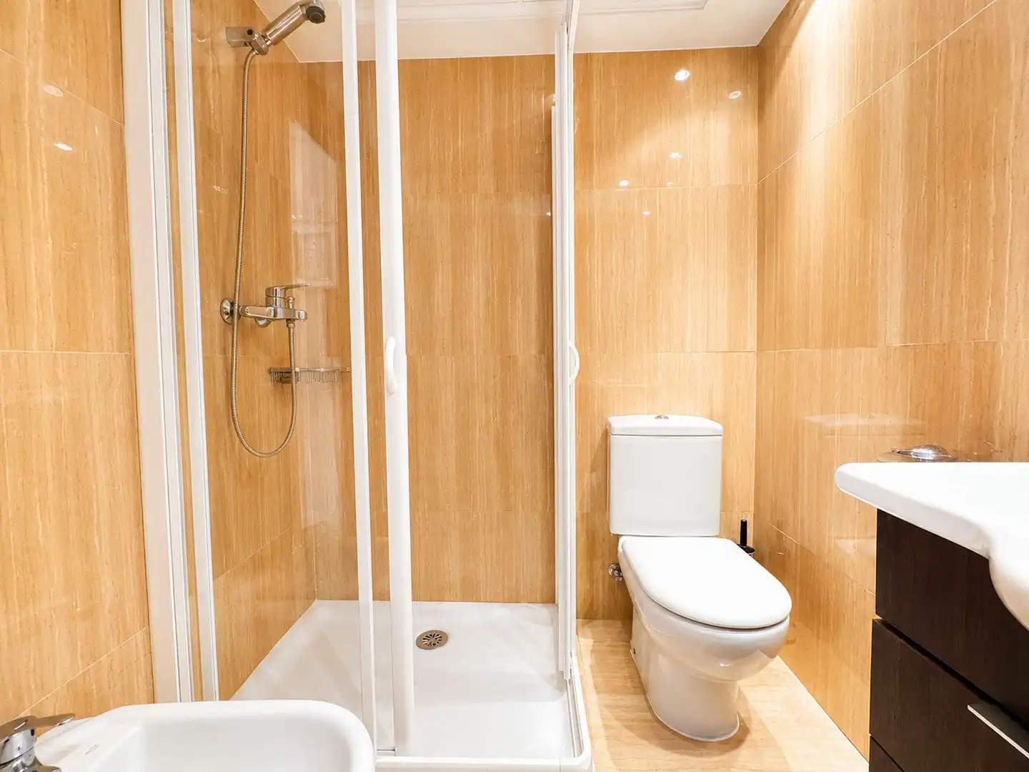 Baño de Apartamento en venta en Calpe / Calp con Aire acondicionado, Calefacción y Jardín privado