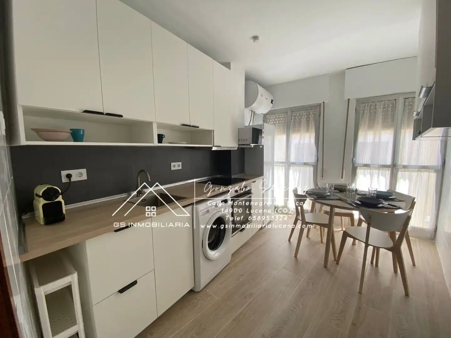 Cocina de Apartamento de alquiler en Lucena con Aire acondicionado y Amueblado