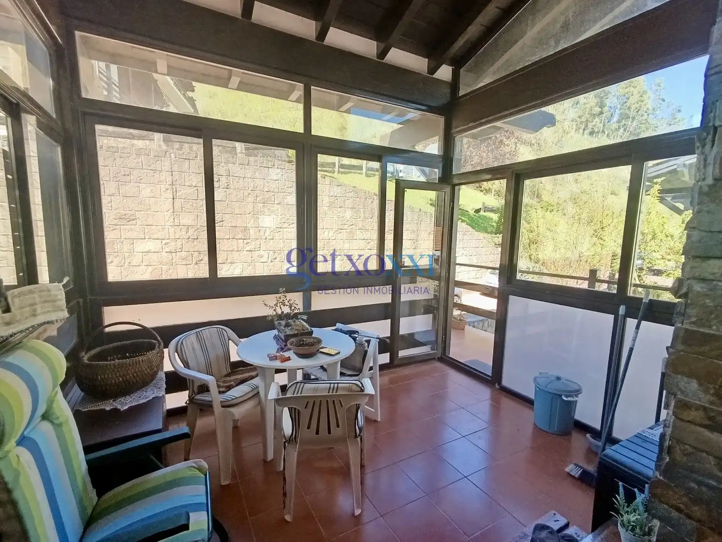 Terrassa de Casa adosada en venda en Plentzia amb Calefacció, Jardí privat i Terrassa