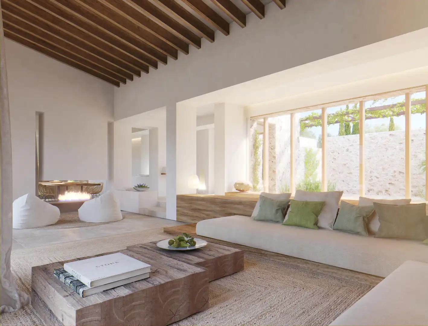Living room of Country homes for sale in Artà  with Heating, Swimming Pool and Alarm