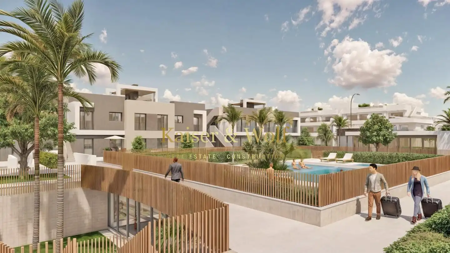 Jardín de Piso en venta en Pilar de la Horadada con Terraza y Piscina comunitaria