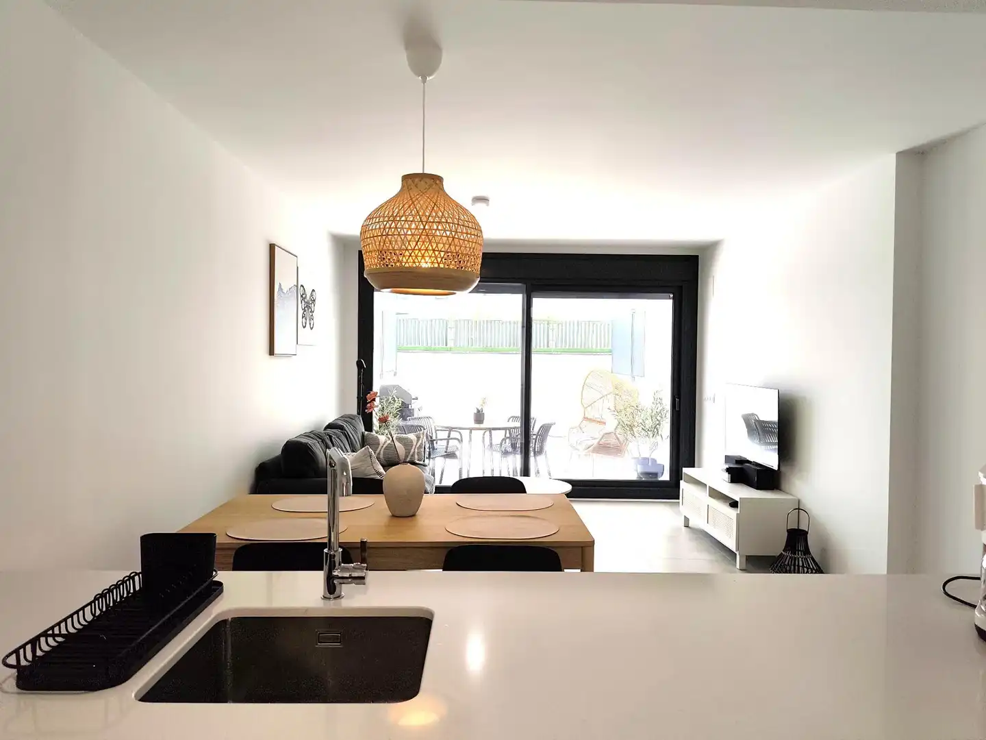 Living room of Ground floor for rent in Orihuela  with Air Conditioner, Heating and Private garden