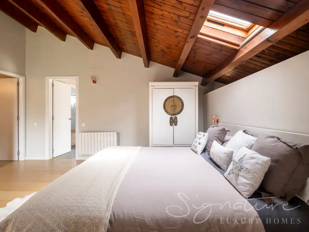 Dormitori de Casa o xalet de lloguer en Sant Cugat del Vallès amb Aire condicionat, Piscina i Moblat
