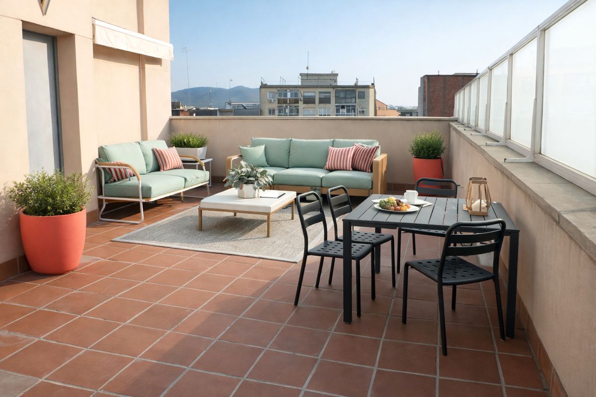 Terrace of Flat for sale in Mollet del Vallès  with Air Conditioner, Heating and Terrace