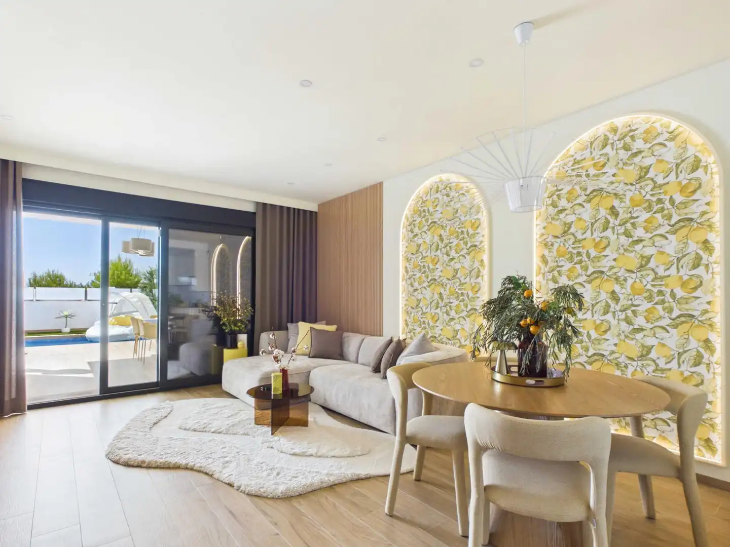 Sala de estar de Casa o chalet de alquiler en Finestrat