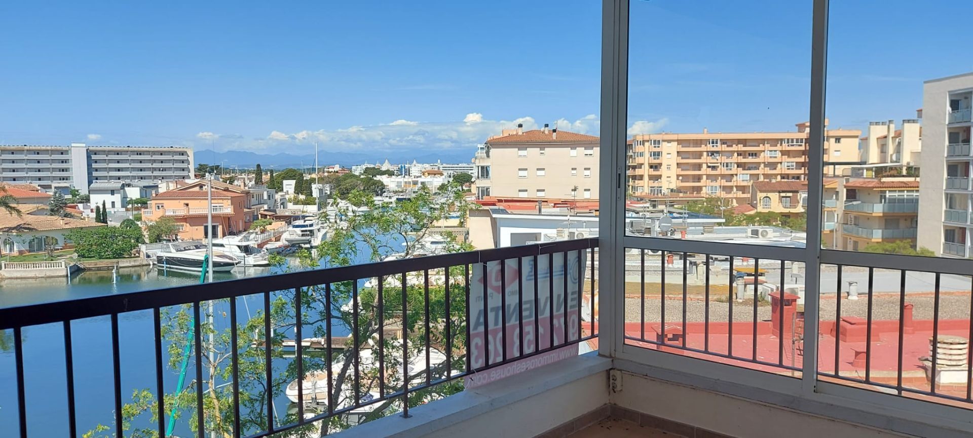 Balcony of Apartment for sale in Roses  with Terrace and Furnished