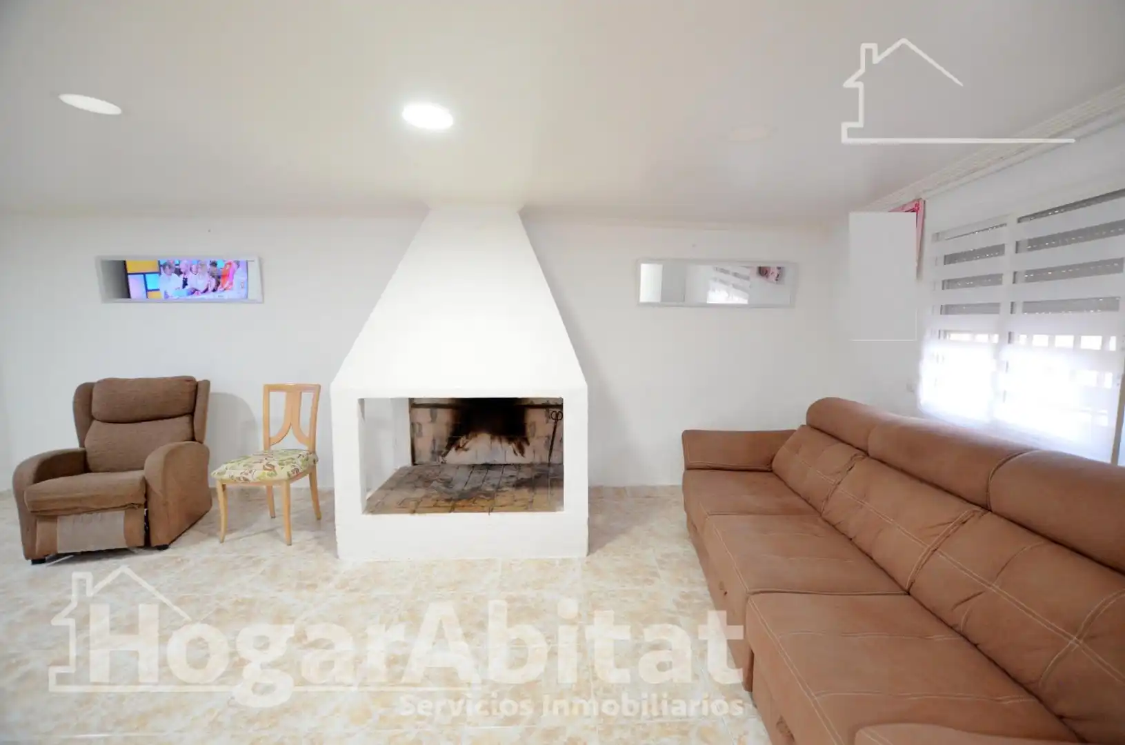 Sala d'estar de Casa o xalet en venda en Alicante / Alacant amb Aire condicionat, Calefacció i Terrassa