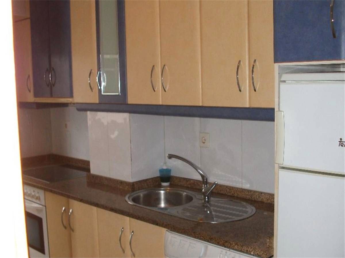 Kitchen of Flat to rent in Ourense Capital   with Heating, Furnished and Oven
