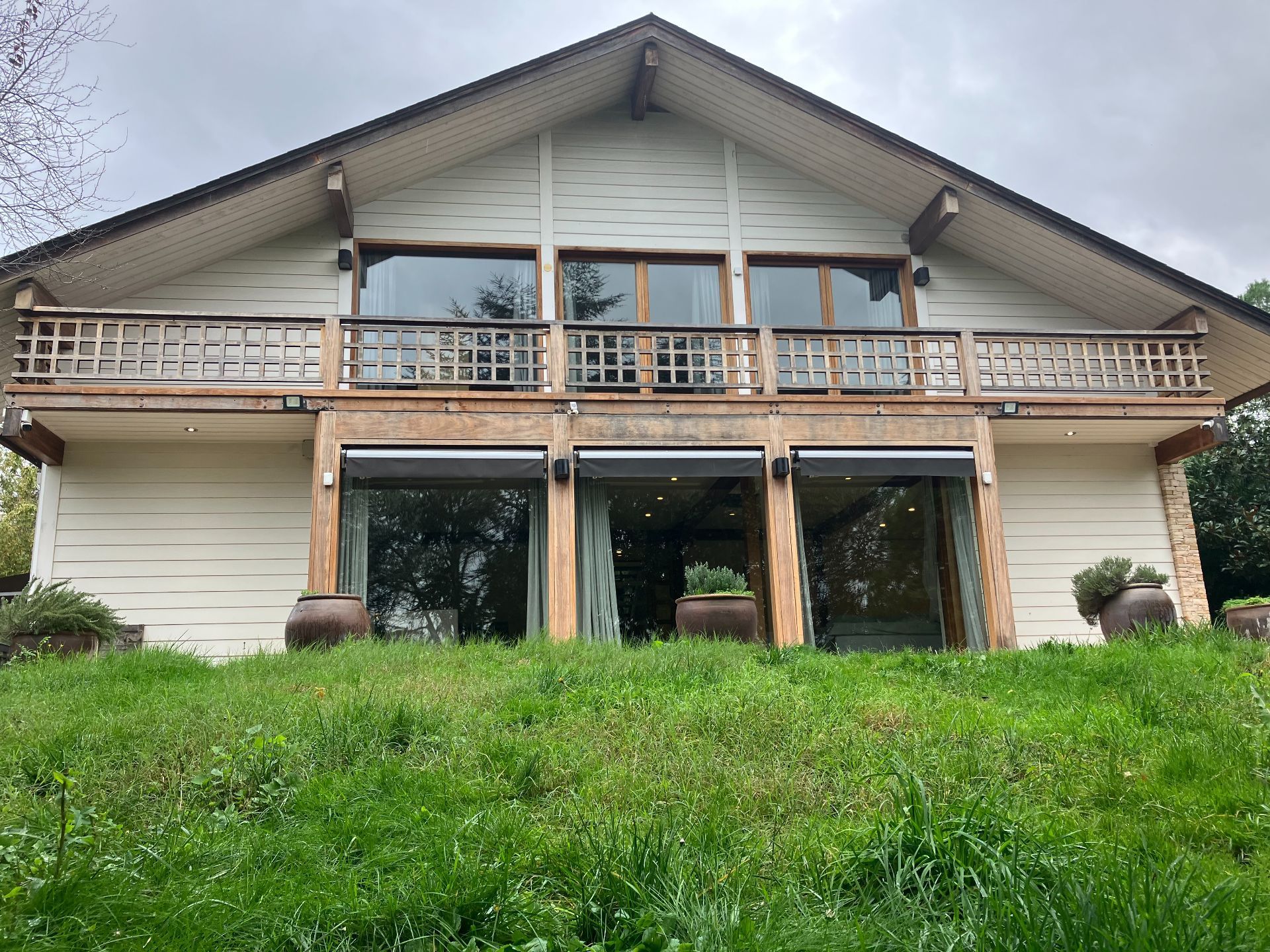 Vista exterior de Casa o xalet en venda en Bigues i Riells amb Aire condicionat, Calefacció i Jardí privat