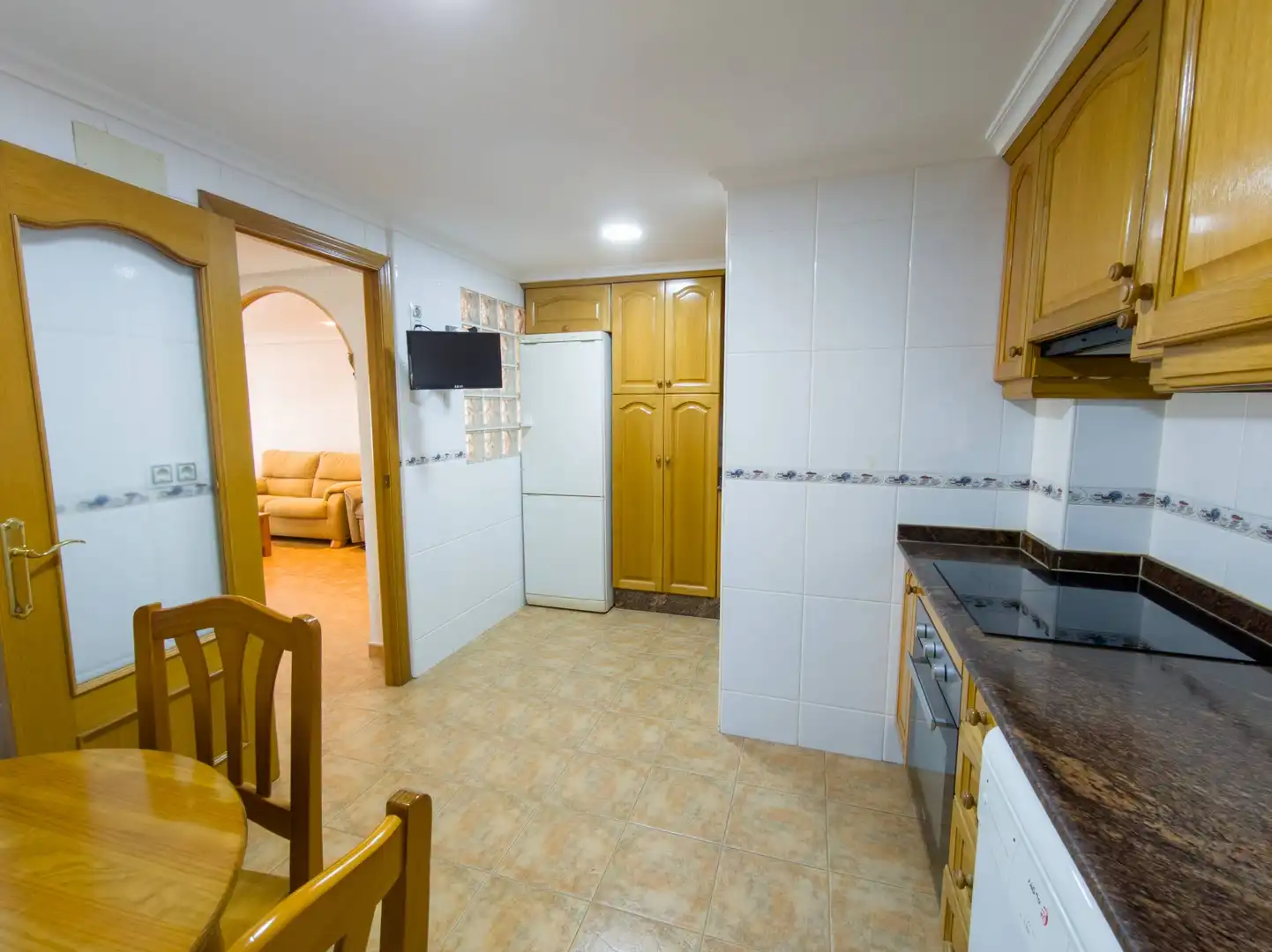Kitchen of Flat for sale in Santa Pola  with Air Conditioner, Storage room and Furnished