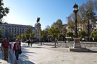 Exterior view of Garage to rent in  Sevilla Capital