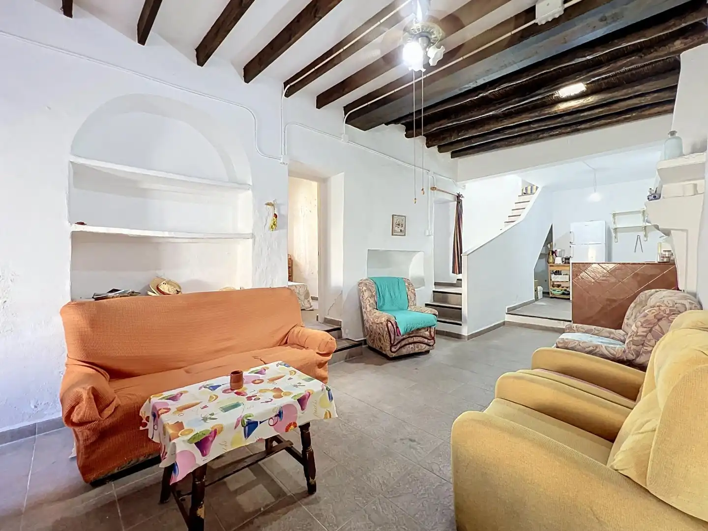 Sala d'estar de Casa o xalet en venda en Lucainena de las Torres