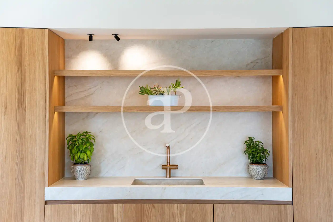 Cocina de Piso en venta en  Palma de Mallorca con Aire acondicionado, Calefacción y Jardín privado