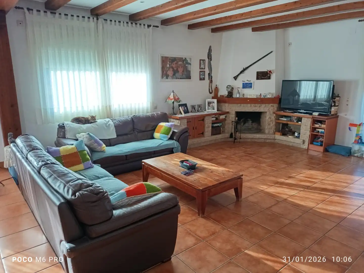 Wohnzimmer von Haus oder Chalet zum Verkauf in Palau-solità i Plegamans mit Heizung, Privatgarten und Terrasse