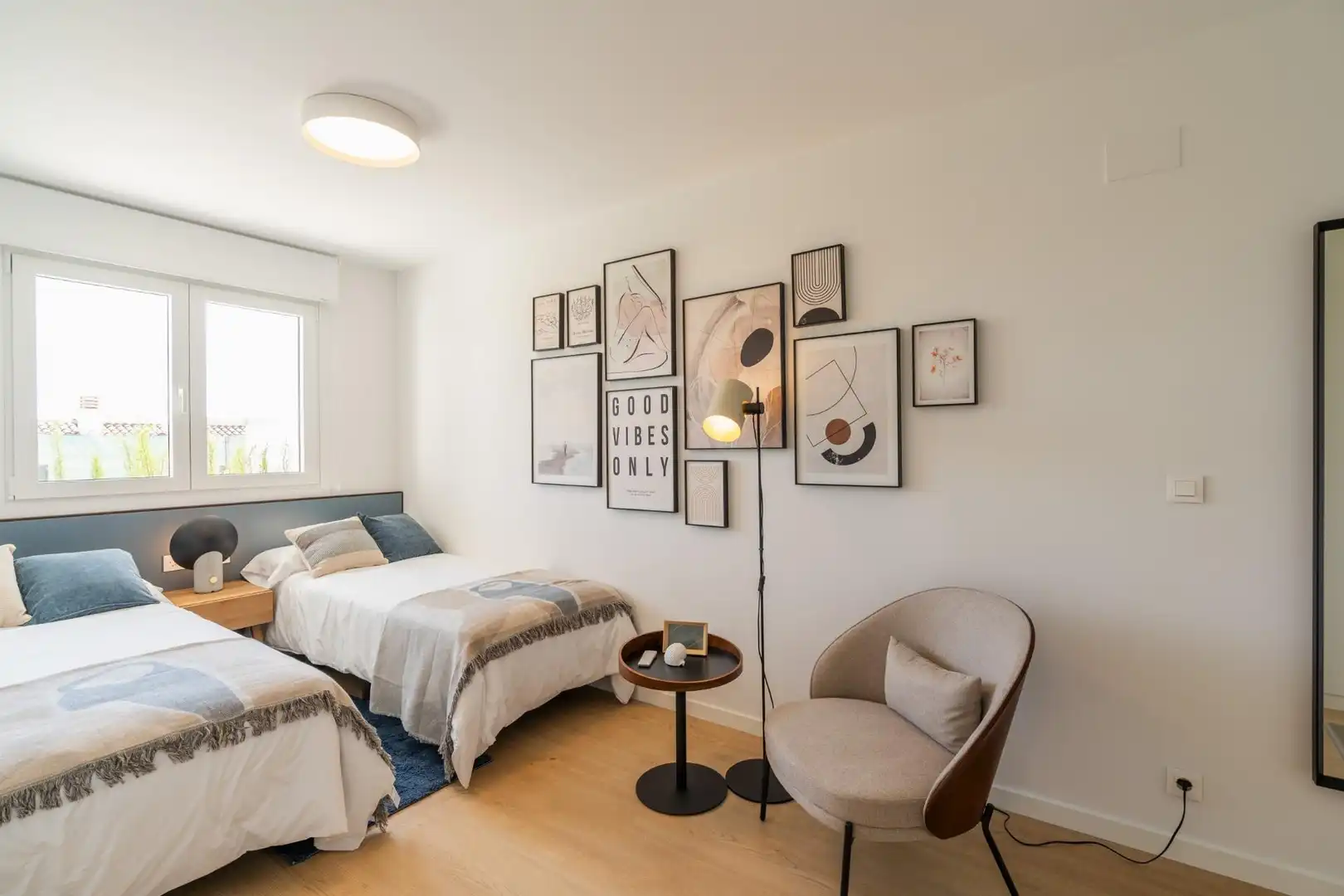 Dormitori de Casa adosada en venda en La Nucia amb Aire condicionat, Jardí privat i Terrassa
