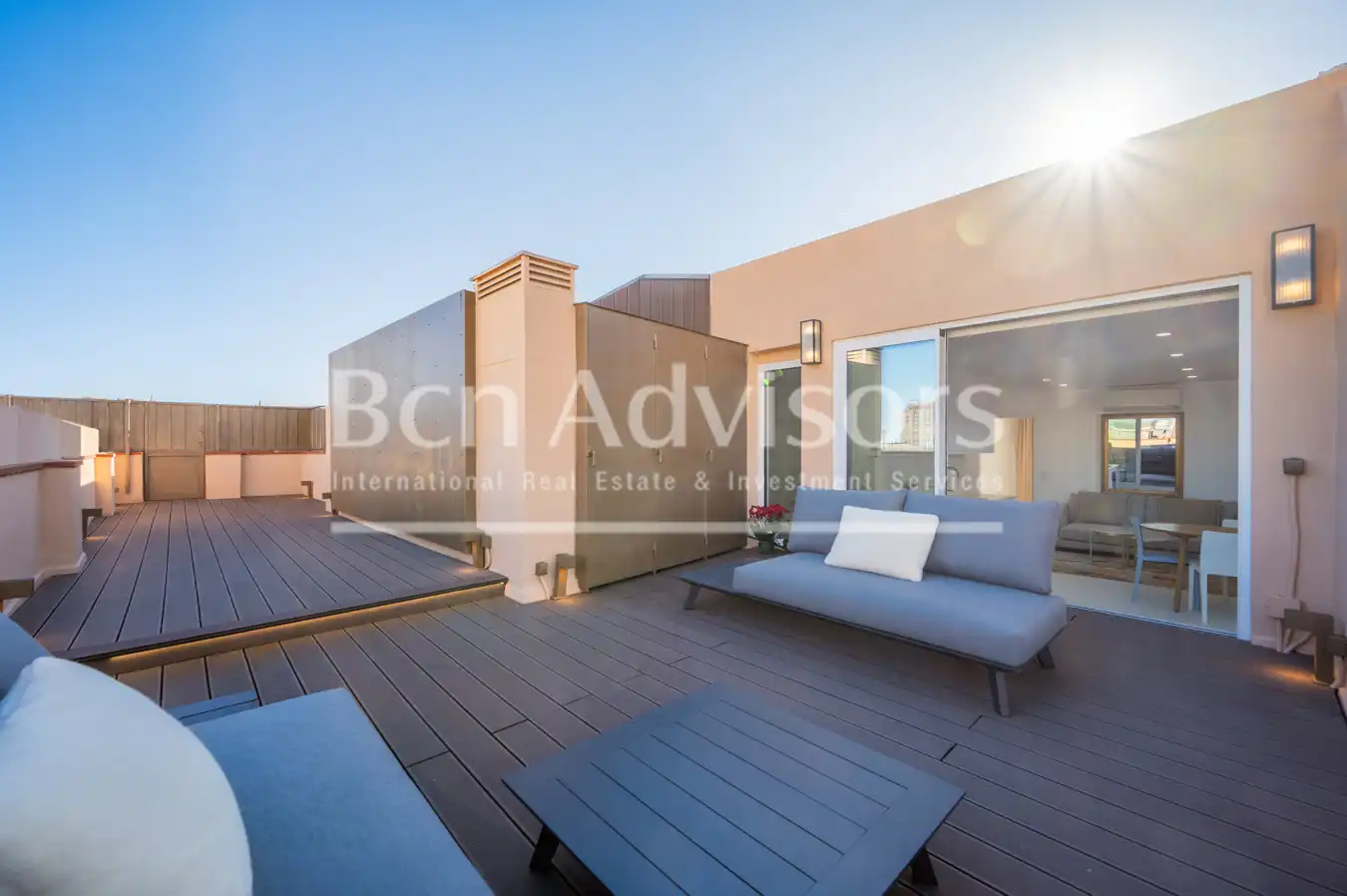 Terrasse von Dachboden zum Verkauf in Barcelona mit Klimaanlage, Heizung und Terrasse