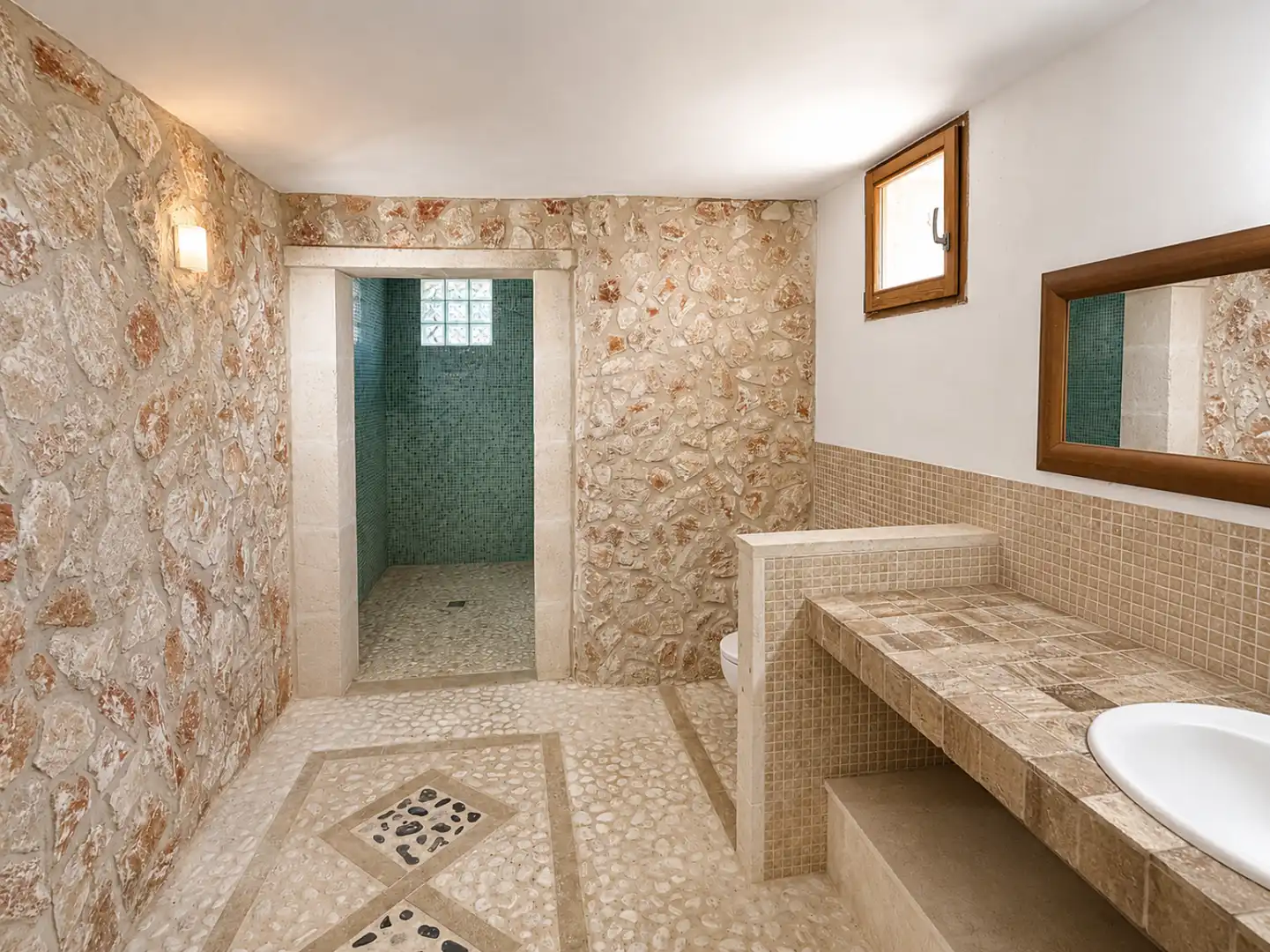 Bany de Casa o xalet en venda en Lloret de Vistalegre amb Aire condicionat, Terrassa i Piscina