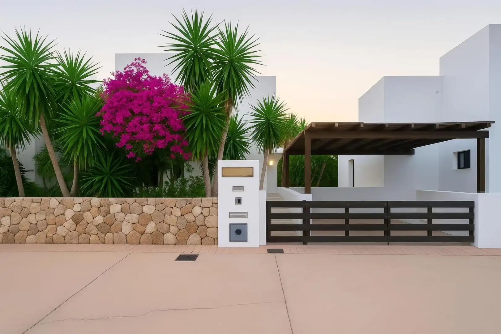 Exterior view of Detached homes for sale in Níjar  with Air Conditioner, Heating and Private garden