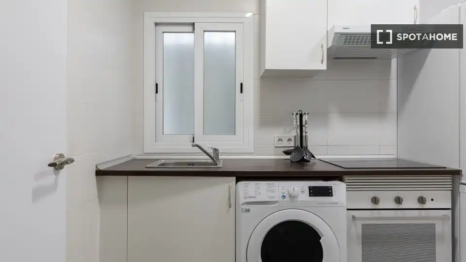 Cocina de Piso de alquiler en Getafe con Aire acondicionado, Calefacción y Amueblado