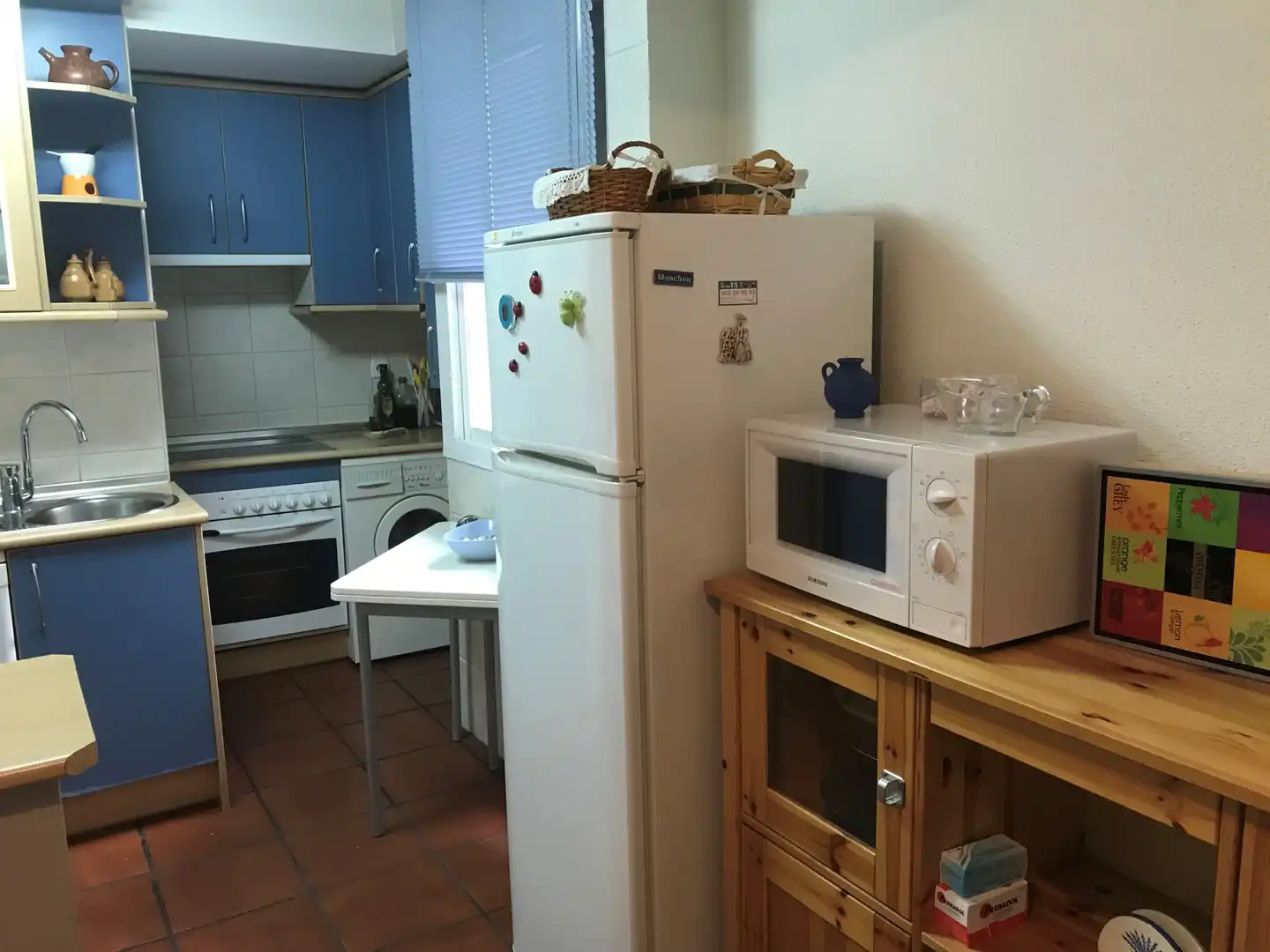 Cocina de Piso de alquiler en Madrid con Aire acondicionado, Terraza y Trastero