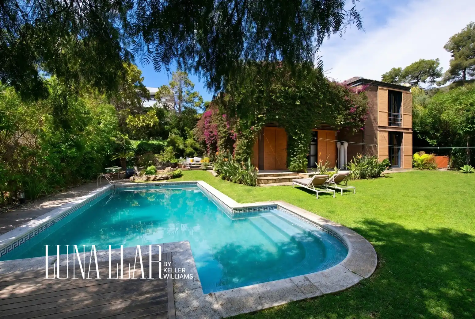 Garten von Haus oder Chalet zum Verkauf in Castelldefels mit Terrasse und Schwimmbad