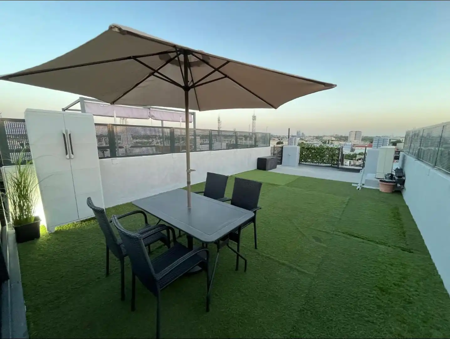 Terrasse von Wohnung zur Miete in Alcobendas mit Klimaanlage, Heizung und Privatgarten