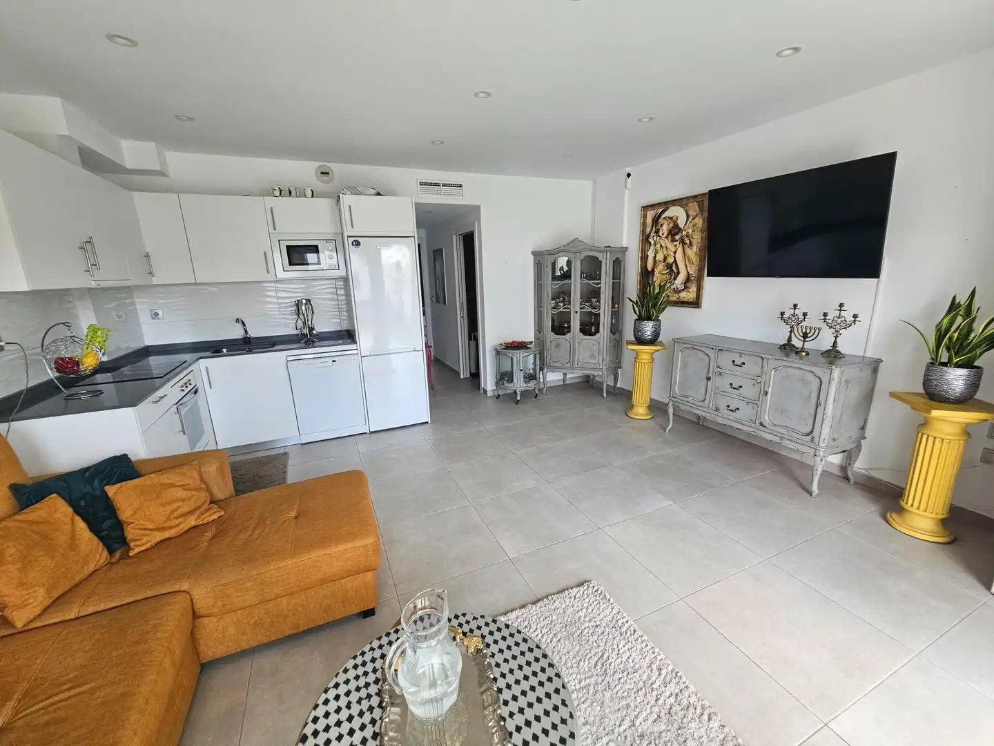 Sala de estar de Casa o chalet en venta en San Pedro del Pinatar con Aire acondicionado y Piscina comunitaria