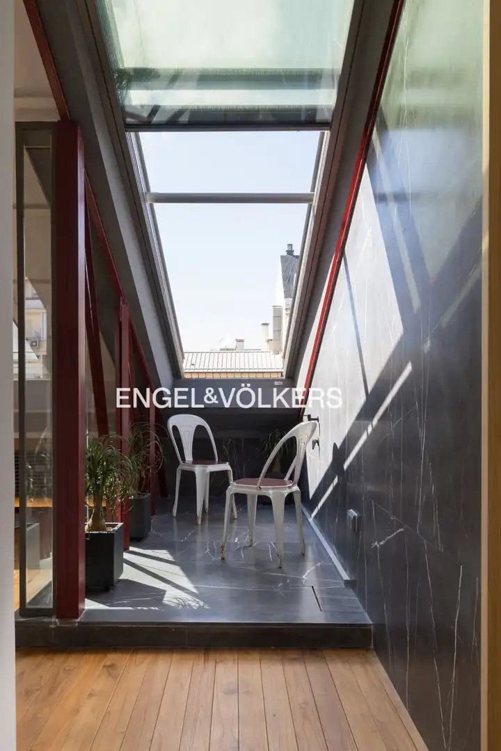 Terrace of Flat for rent in Barrio de Salamanca