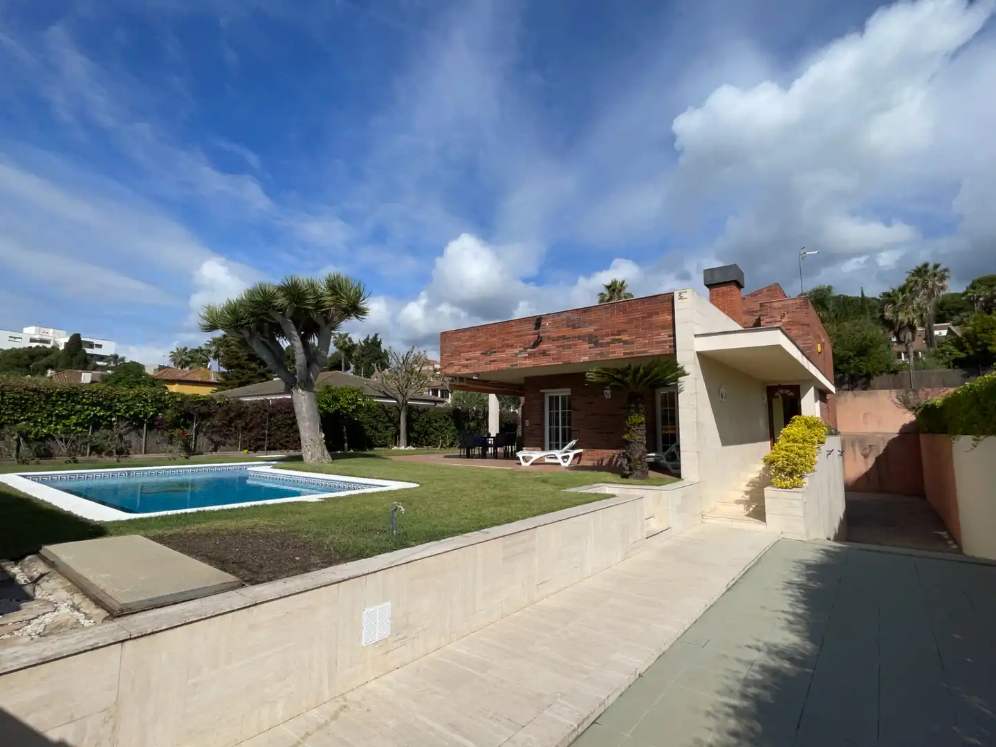 Jardí de Casa o xalet en venda en Sant Vicenç de Montalt amb Aire condicionat, Calefacció i Jardí privat
