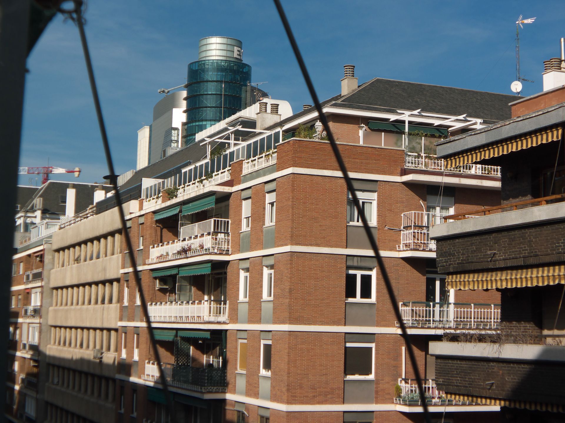 Vista exterior de Pis de lloguer en  Madrid Capital amb Aire condicionat, Calefacció i Terrassa