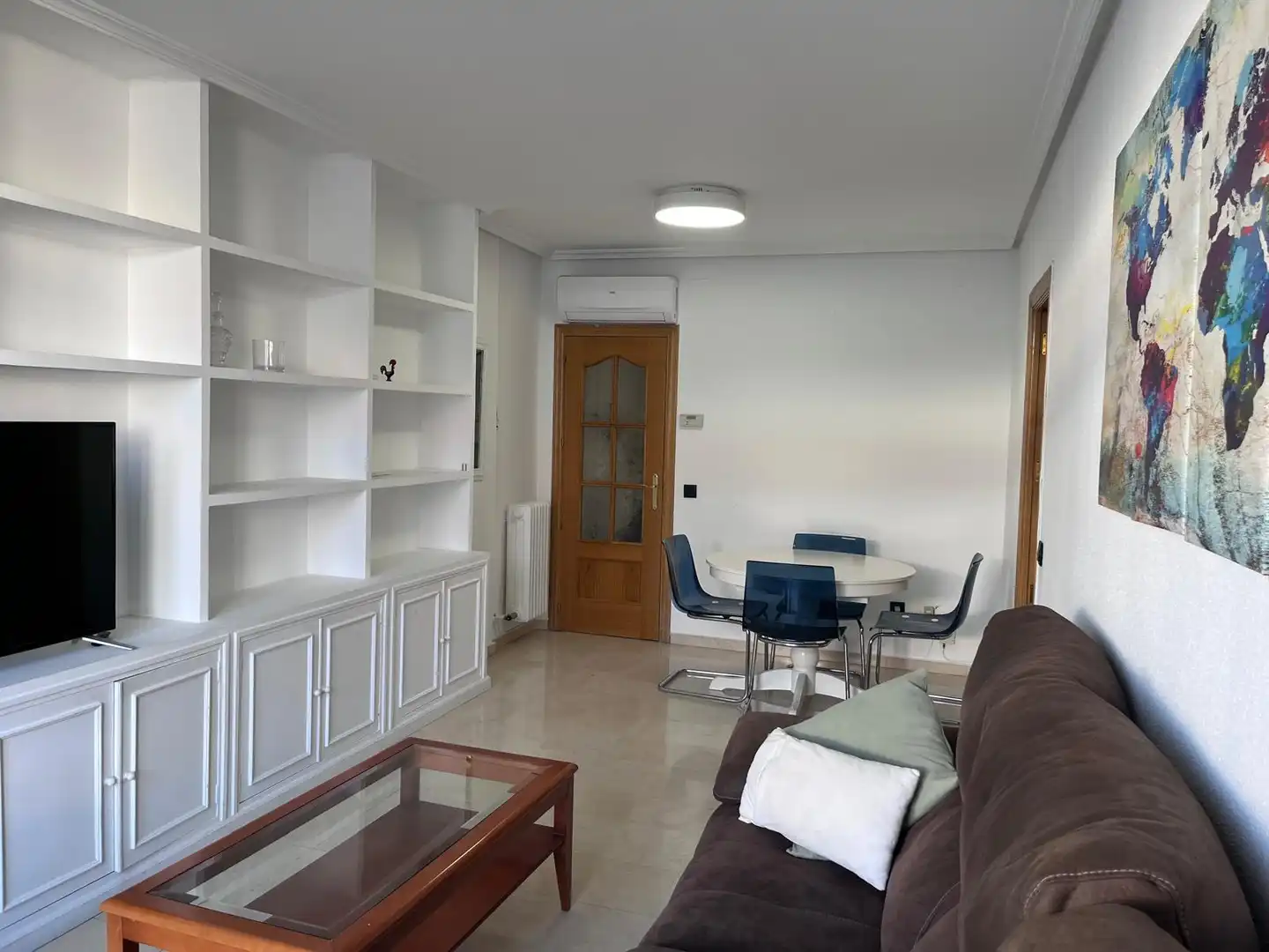 Sala de estar de Apartamento de alquiler en Ciudad Real con Aire acondicionado, Calefacción y Amueblado