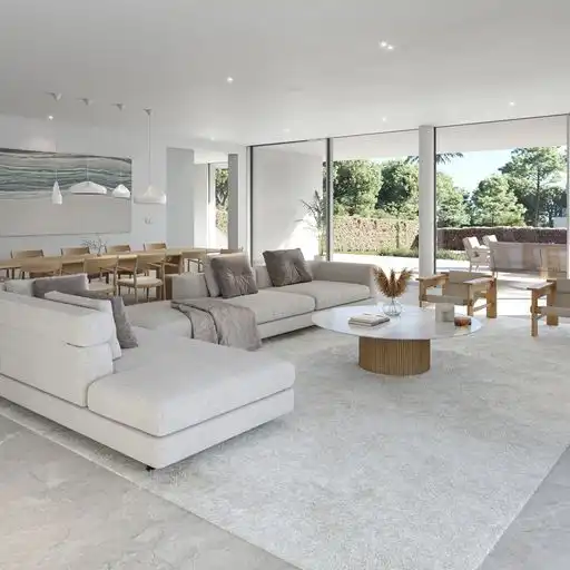 Sala de estar de Casa o chalet en venta en Calvià con Aire acondicionado, Calefacción y Jardín privado