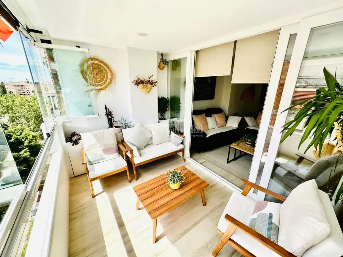 Balcony of Flat for sale in Málaga