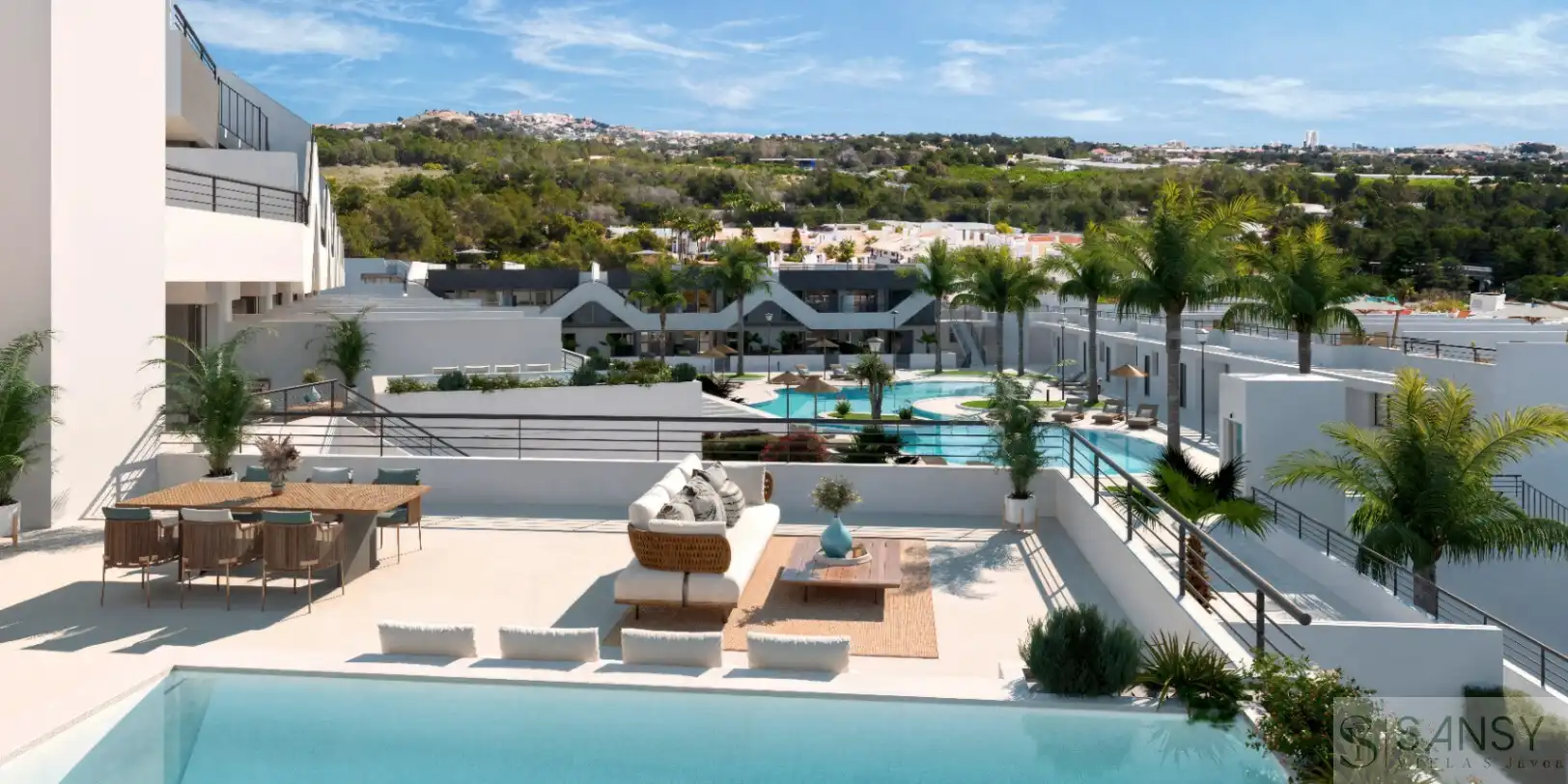 Apartment with pool for sale in Pueblo - Urbanizaciones, imagen 2