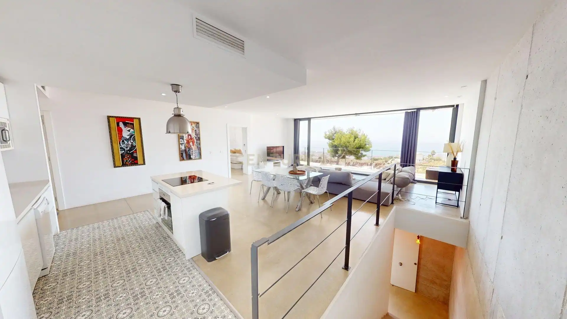 Sala d'estar de Casa o xalet en venda en Benalmádena amb Aire condicionat, Piscina i Rentadora
