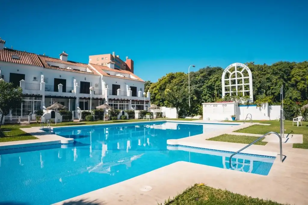Garten von Maisonette zum Verkauf in Fuengirola mit Klimaanlage, Terrasse und Schwimmbad