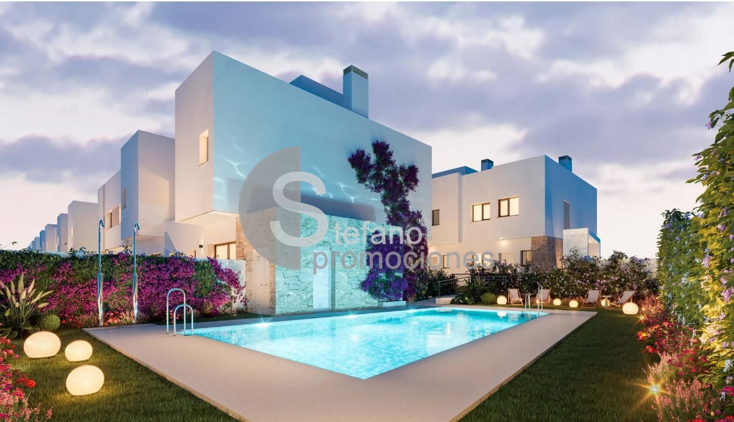 Swimming pool of Single-family semi-detached for sale in Málaga Capital  with Private garden, Terrace and Community pool