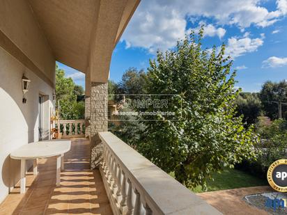 Exterior view of House or chalet for sale in Sant Pere de Vilamajor  with Private garden, Terrace and Storage room