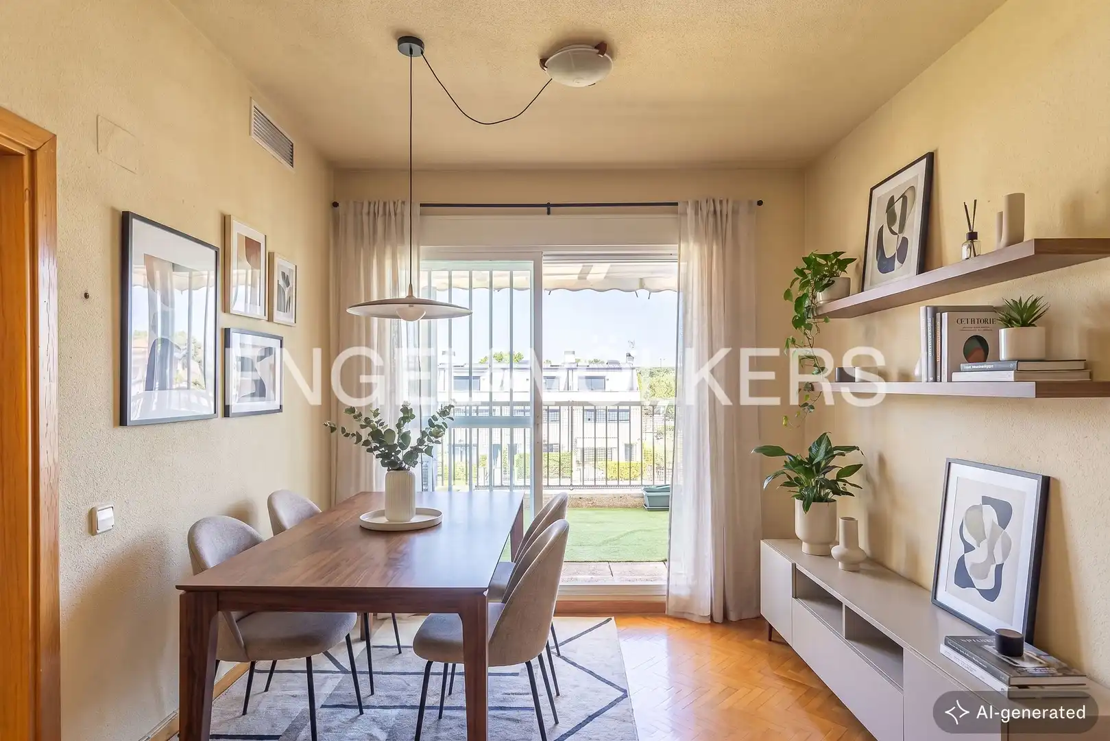 Dining room of Houses for sale in Madrid  with Air Conditioner, Heating and Private garden