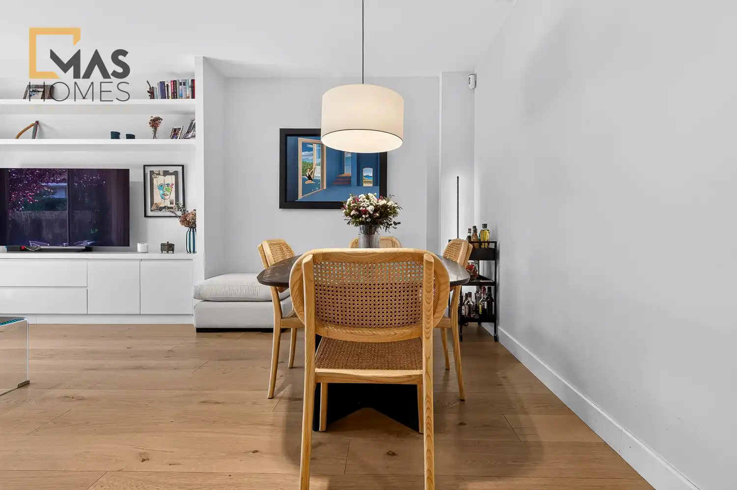 Comedor de Piso en venta en Sant Cugat del Vallès con Aire acondicionado, Calefacción y Jardín privado