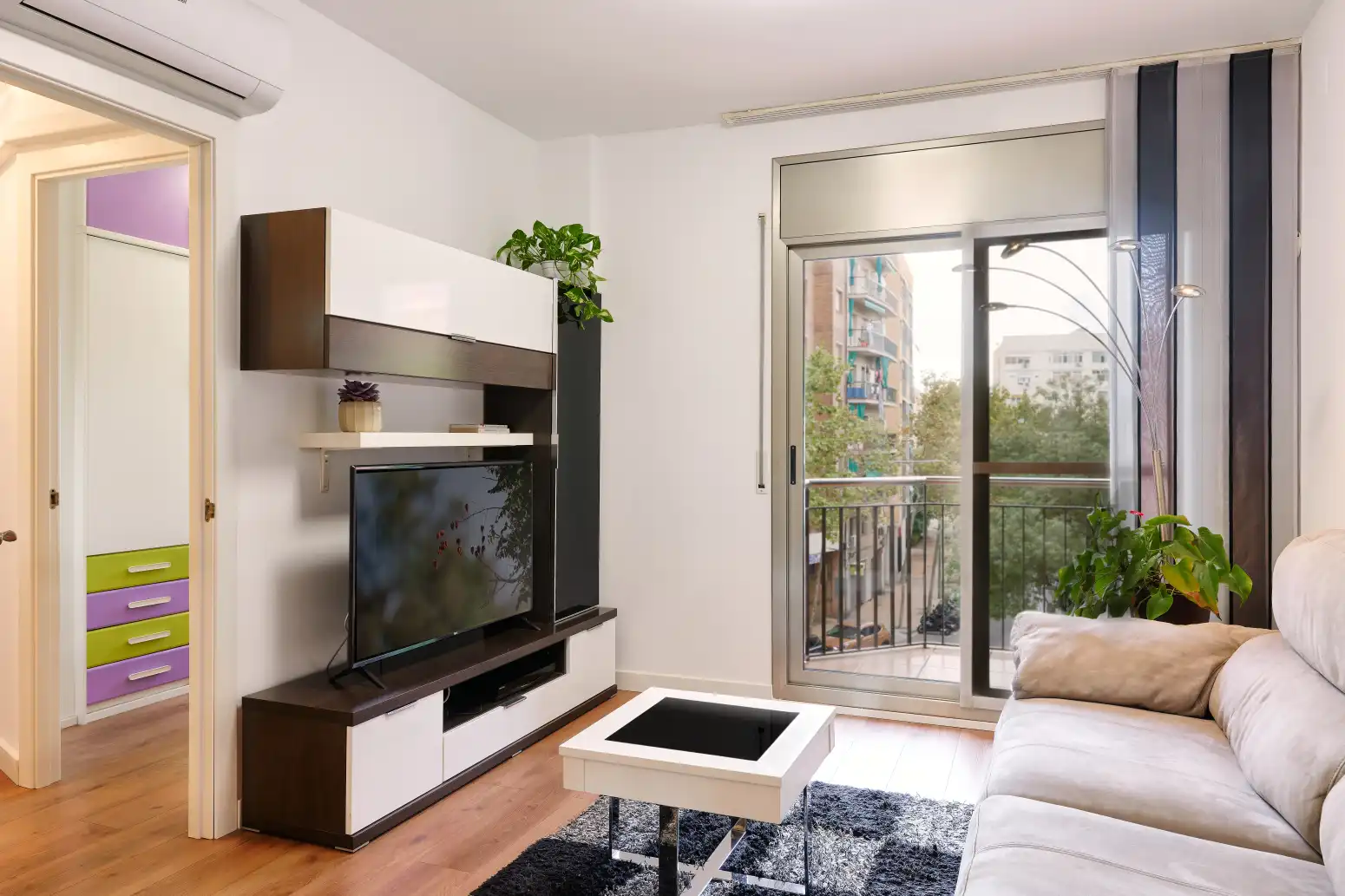 Sala de estar de Piso en venta en Les Corts