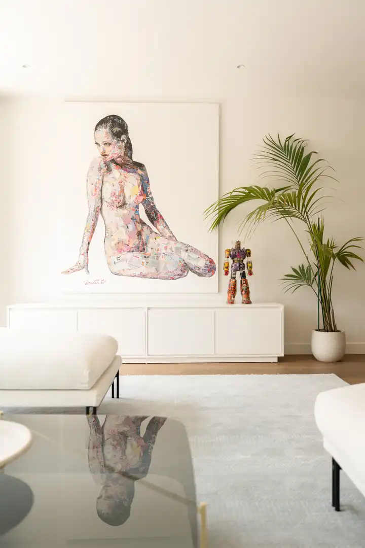 Sala de estar de Ático en venta en  Barcelona Capital con Aire acondicionado, Calefacción y Terraza