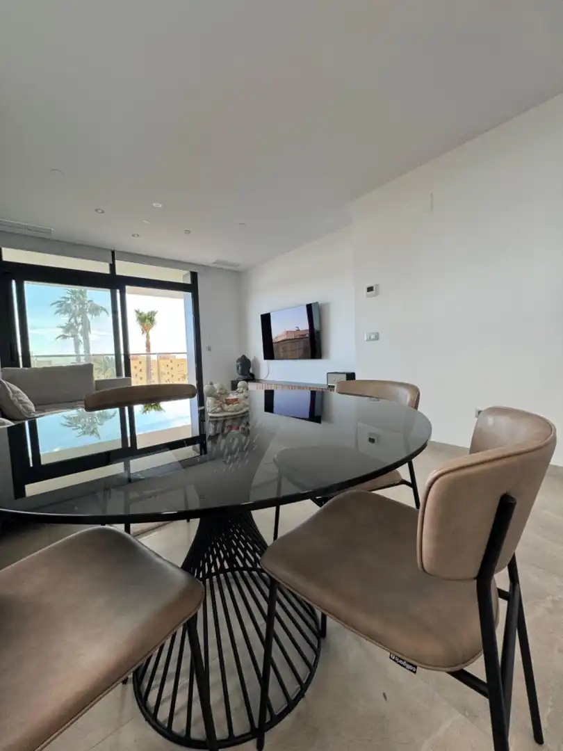 Dining room of Apartments for rent in Benidorm  with Air Conditioner, Heating and Private garden