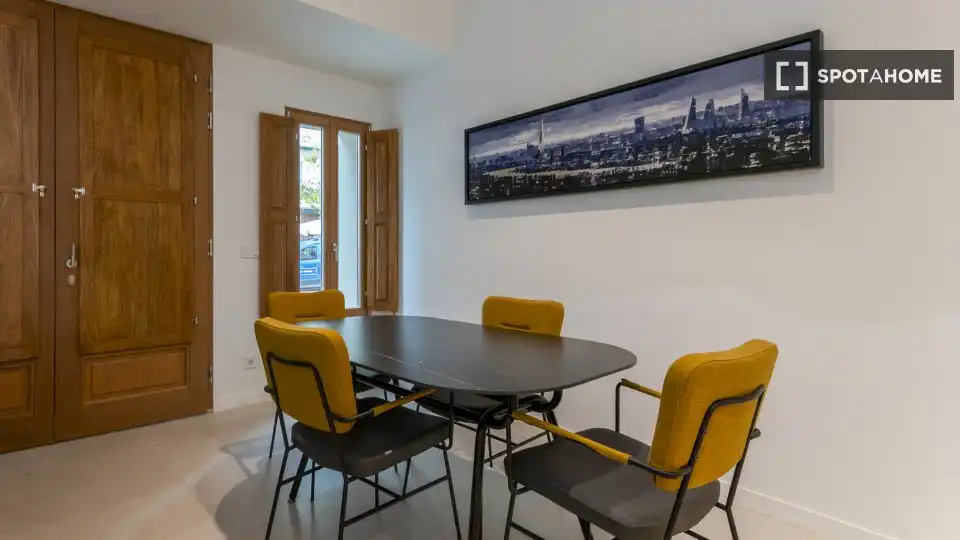 Comedor de Piso de alquiler en Valencia con Aire acondicionado, Calefacción y Amueblado