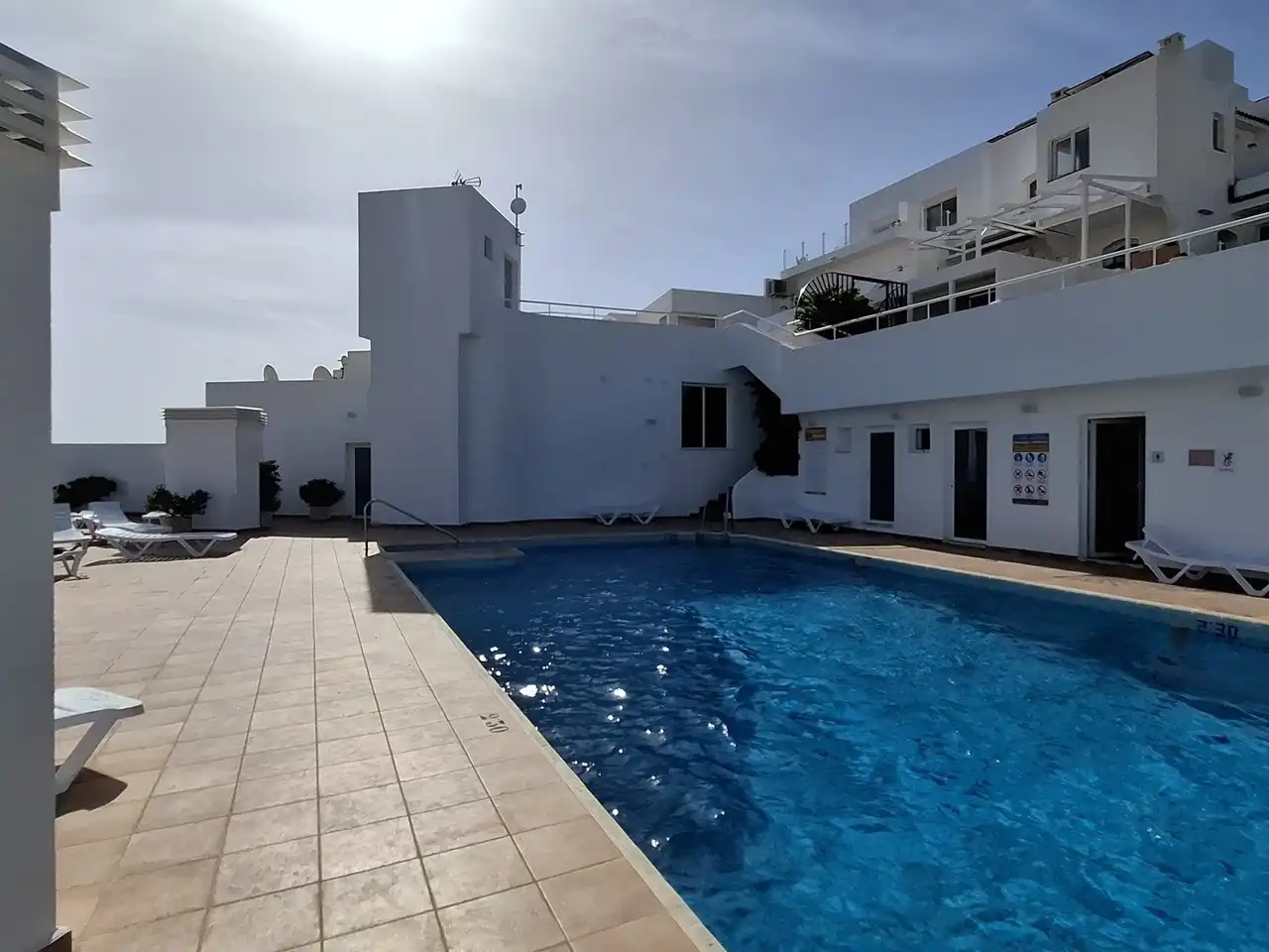 Schwimmbecken von Wohnungen zum Verkauf in Mojácar mit Klimaanlage, Terrasse und Schwimmbad