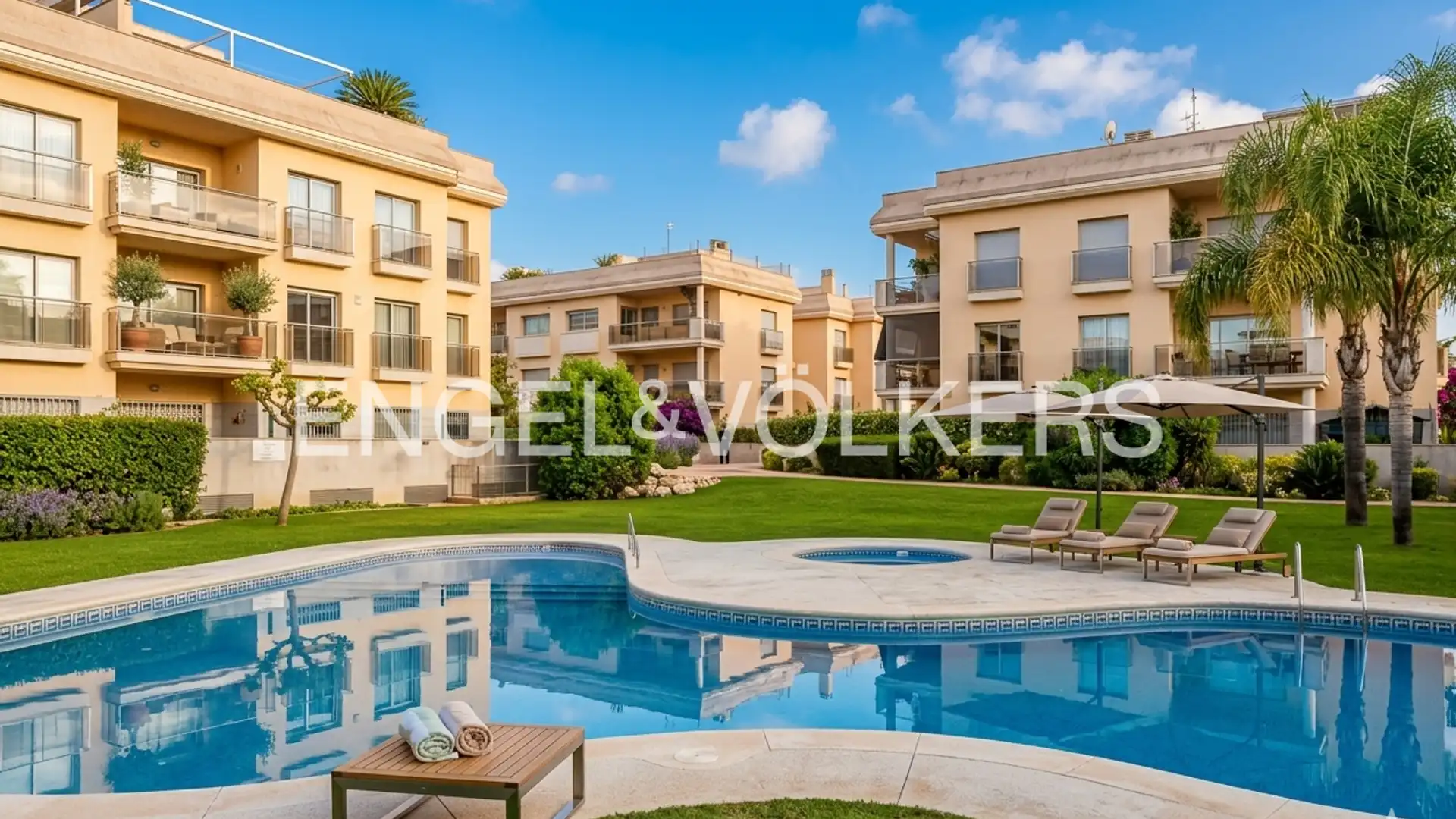 Vista exterior de Piso en venta en Cubelles con Aire acondicionado, Calefacción y Jardín privado