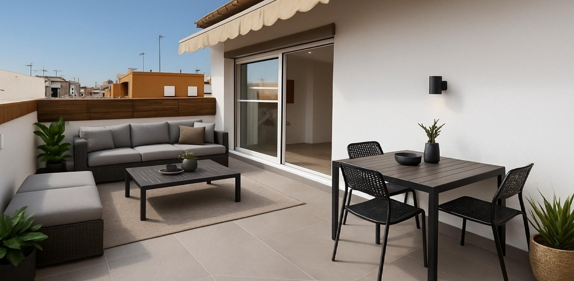 Terrace of Attic for sale in  Madrid Capital  with Air Conditioner, Heating and Terrace