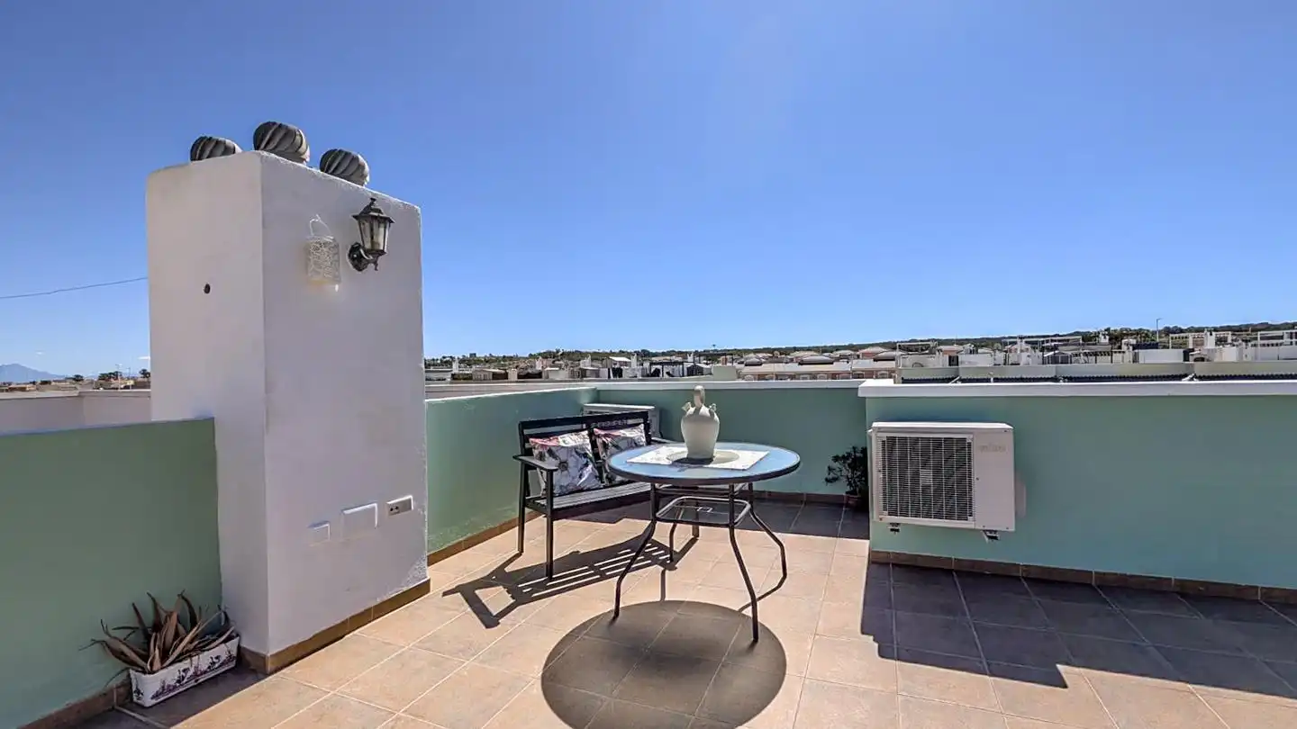 Terraza de Casa adosada en venta en Santa Pola con Aire acondicionado, Jardín privado y Terraza